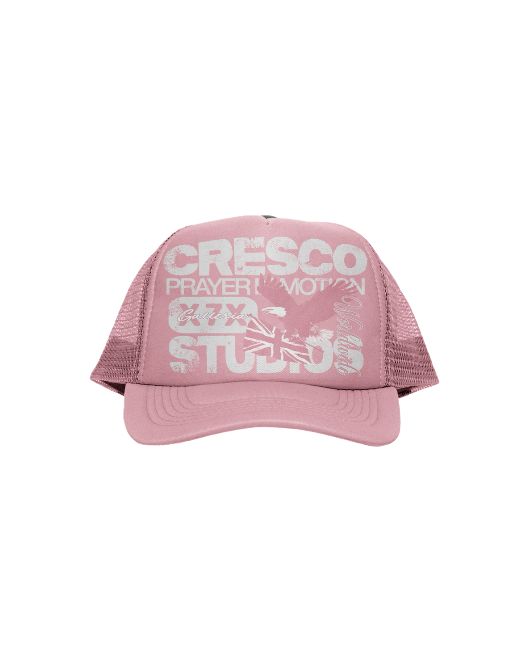 PRAYER IN MOTION TRUCKER HAT - PINK
