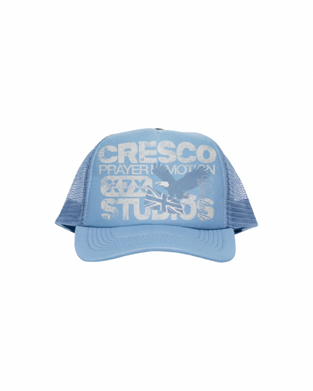 PRAYER IN MOTION TRUCKER HAT - BLUE