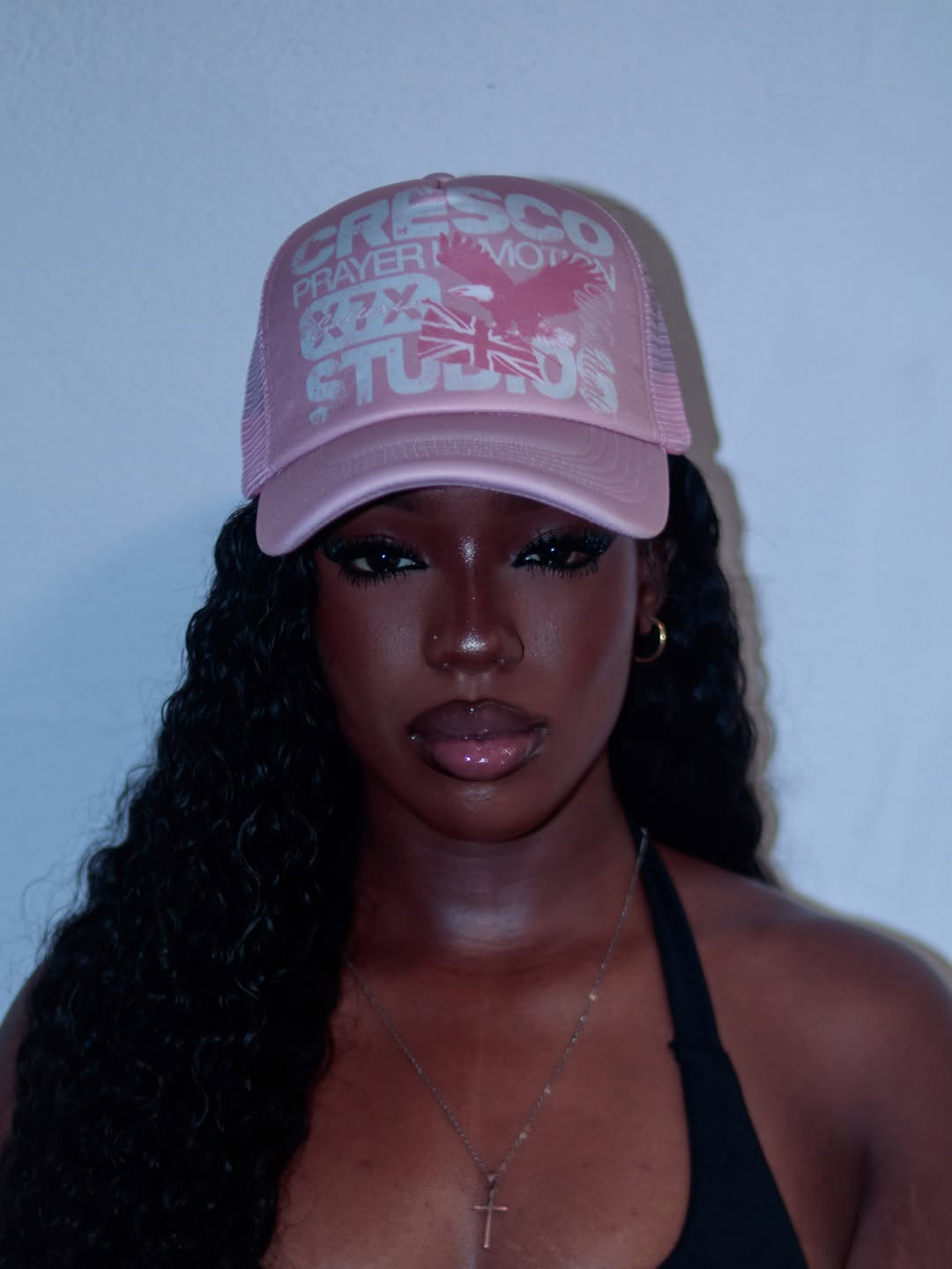 PRAYER IN MOTION TRUCKER HAT - PINK